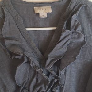 Loft Chambray blouse